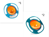 360 Rotate Universal Spill-proof Bowl Dishes D set 3PC