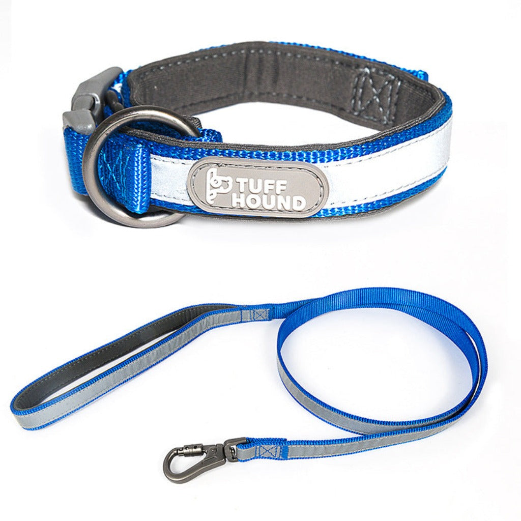 Reflective Dog Collar & Leash Set 