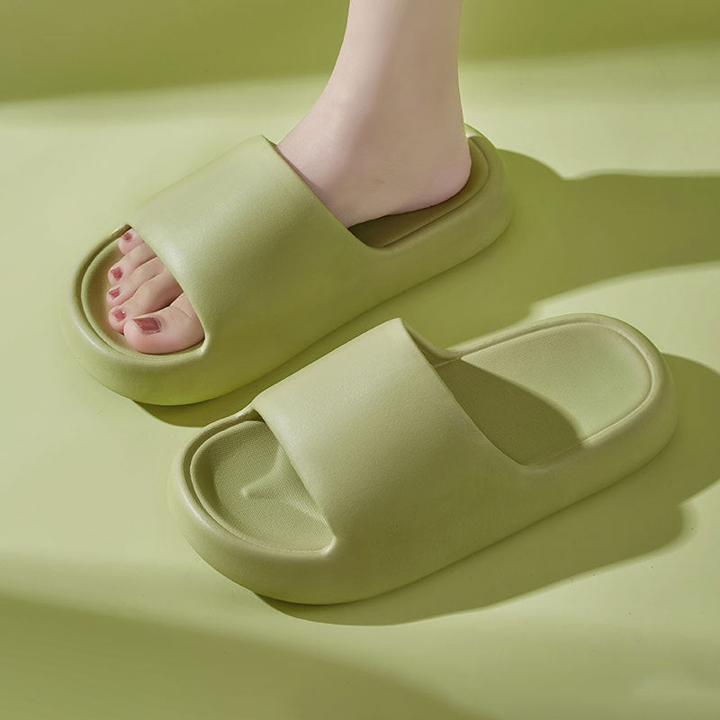 Bread Shoes Home Slippers: Non-slip Indoor Bathroom Slippers