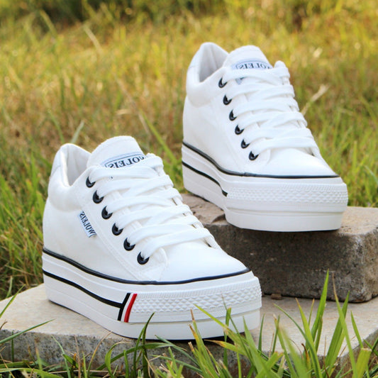 Trifle Platform White Shoes for Women