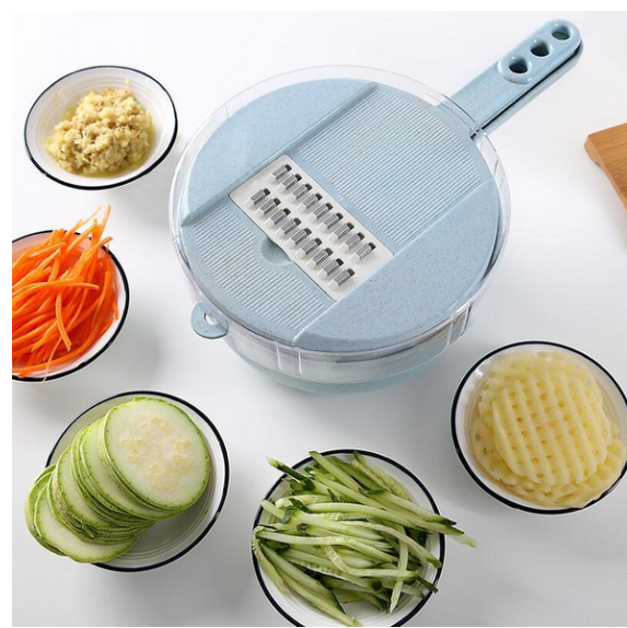 Effortless Food Prep with Our 8-In-1 Mandoline Slicer and Vegetable Cutter