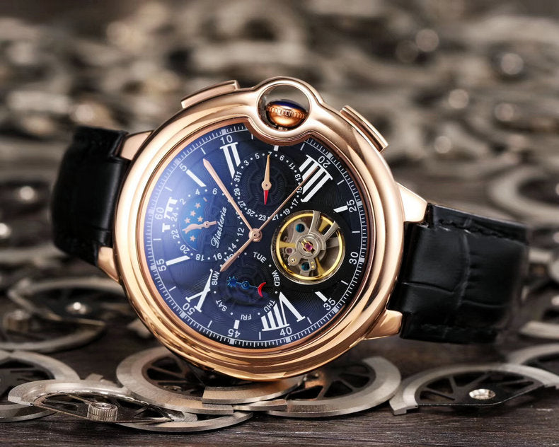 Mechanical Watches for Discerning Collectors Gold black