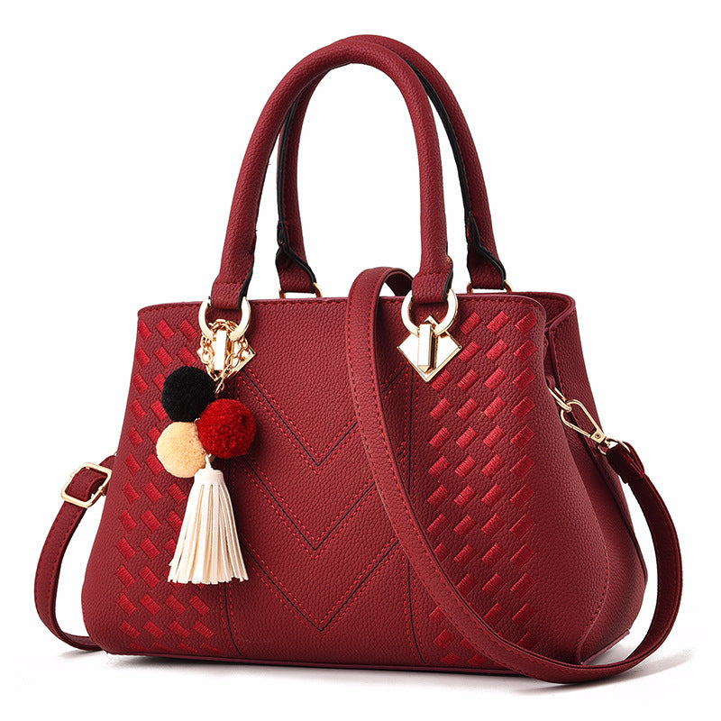 Luxury Ladies Handbags: Designer Crossbody Bags Wine Red