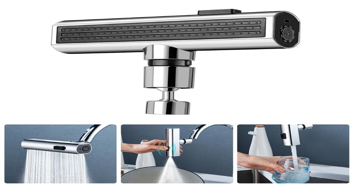 Kitchen faucet Waterfall faucet Kitchen upgrade Faucet bubbler