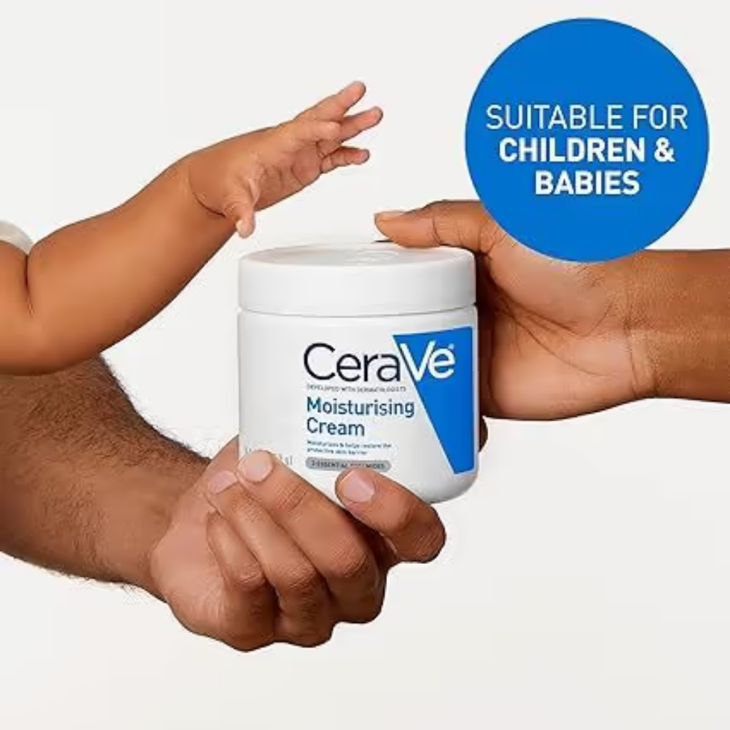 CeraVe Moisturising Cream for Dry to Very Dry Skin 454g, Face and Body Moisturiser  CeraVe Body and Face Cream