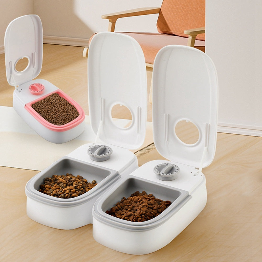 Smart Auto Pet Feeder with Timer & Steel Bowl