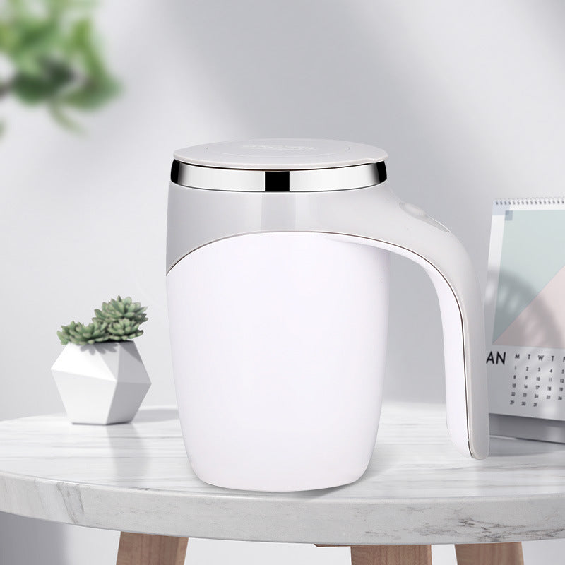 Effortless Mixing with Our Rechargeable Automatic Stirring Cup White