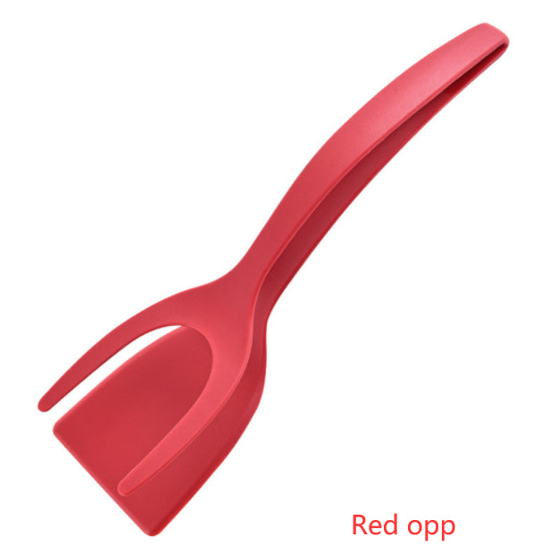 2-in-1 Grip and Flip Tongs Egg Spatula