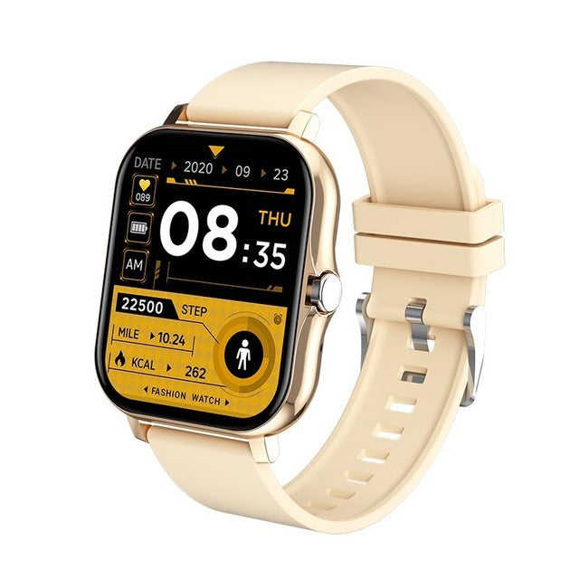 Y13 Smart Watch Pedometer Heart Rate Monitoring Bluetooth Call Gold