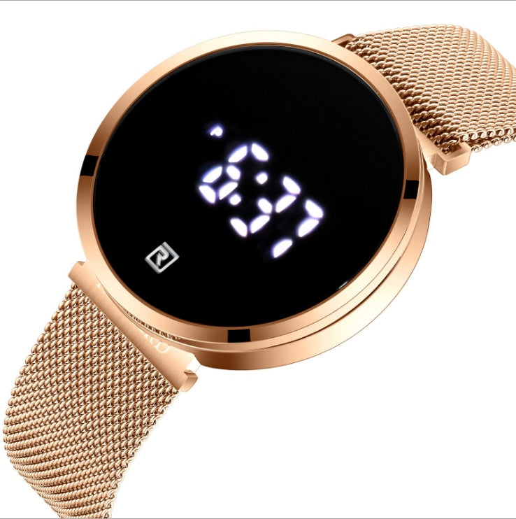 Digital Men's Watch Women Watch Sport Digital Wrist Watch for Luxury Men Watches Rose Gold