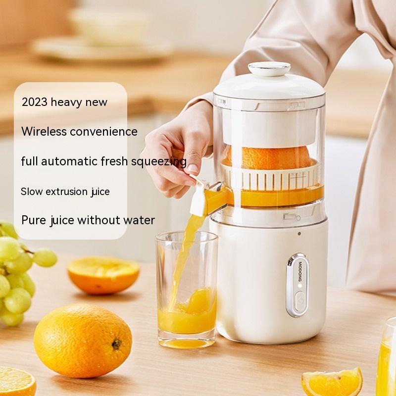 Multifunctional Wireless Electric Mini Fruit Squeezer Simple White