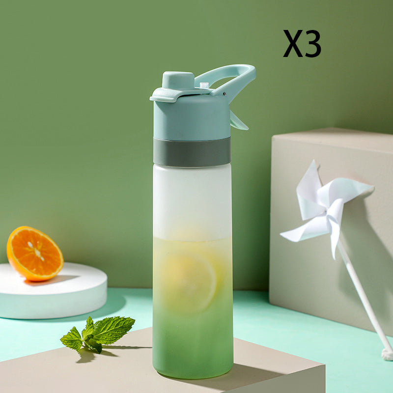 Spray Water Bottle for Girls Green 3PCS