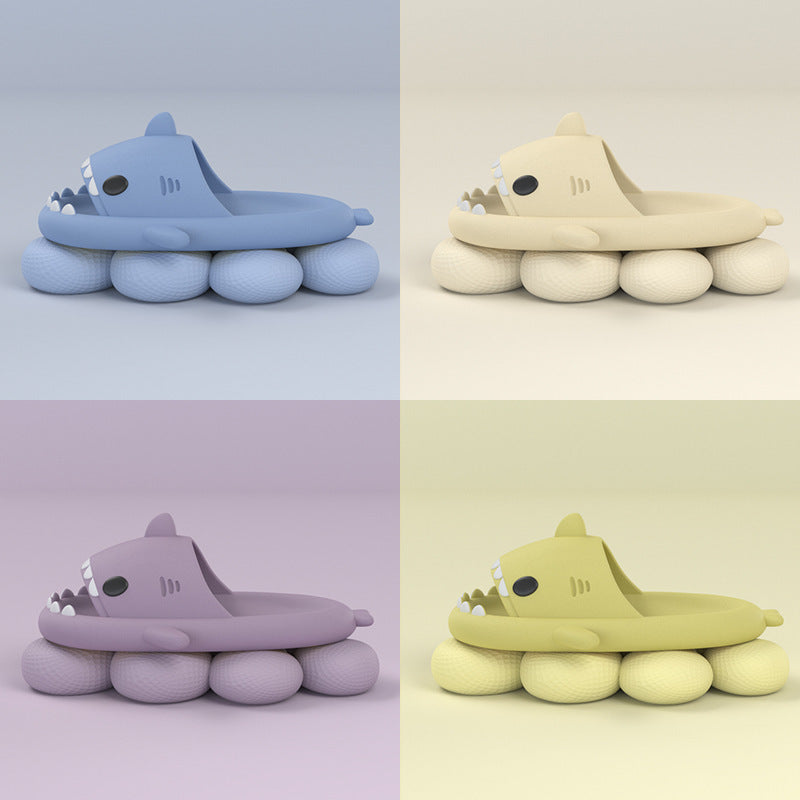 Adult's Shark Cartoon Slippers