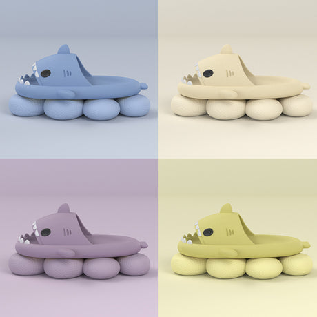 Adult's Shark Cartoon Slippers