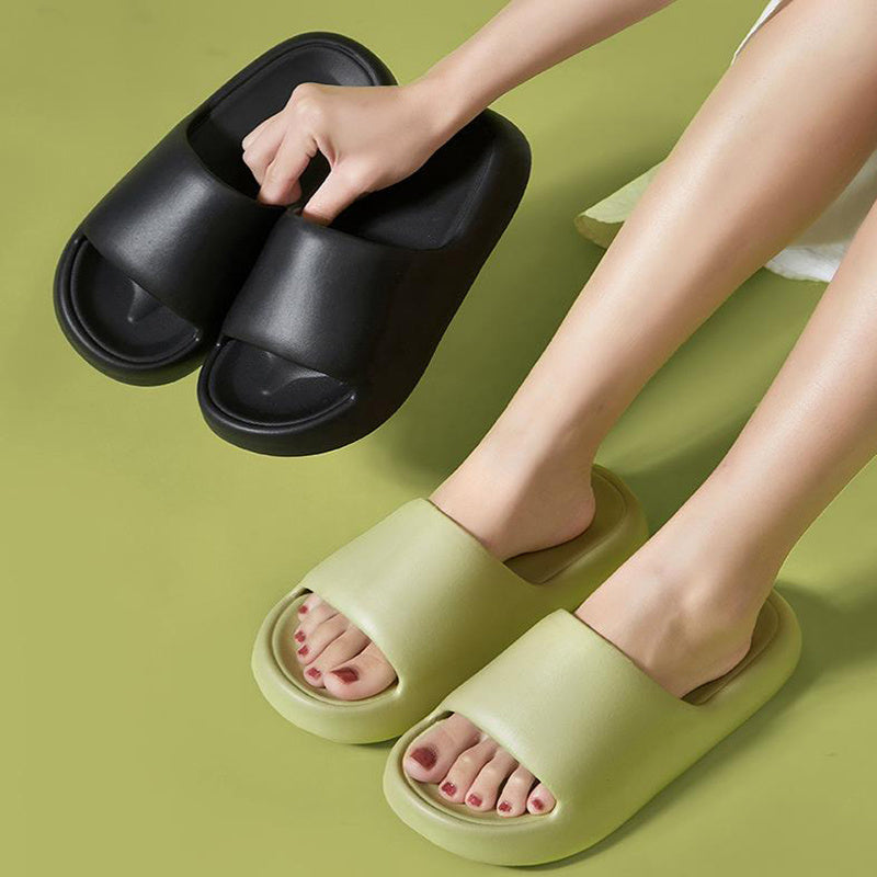 Bread Shoes Home Slippers: Non-slip Indoor Bathroom Slippers