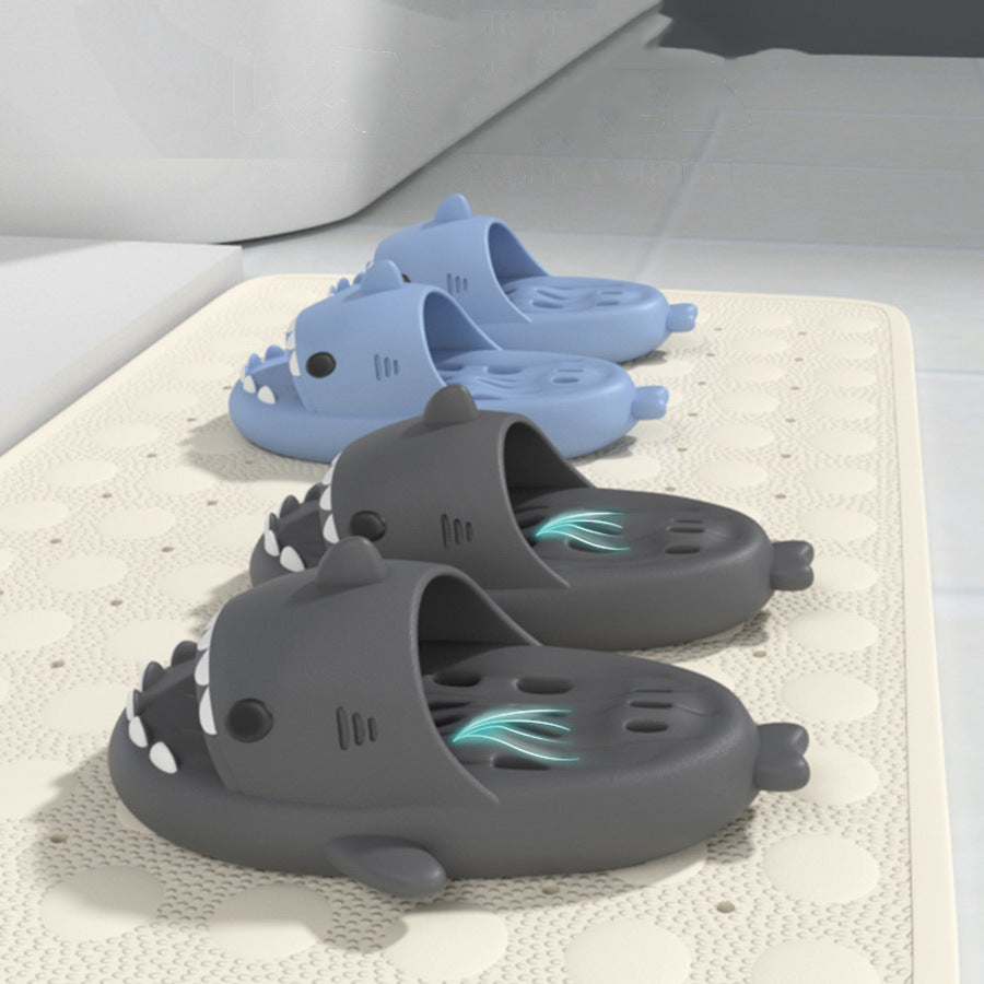 Shark Slippers with Drain Holes