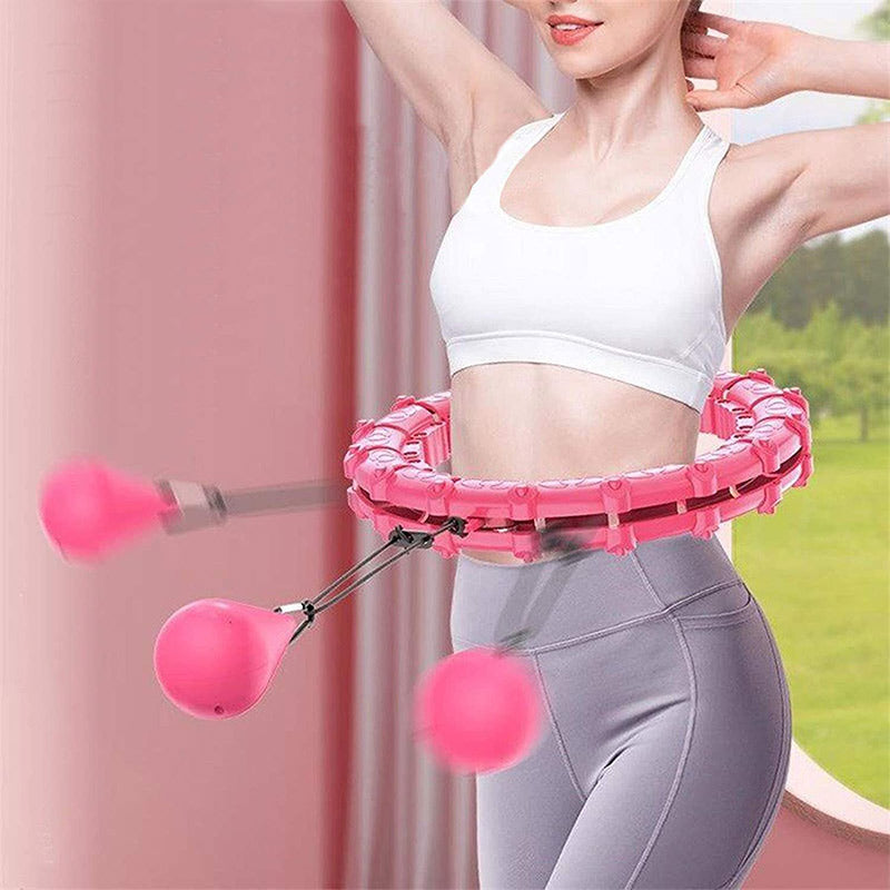 Achieve Your Fitness Goals with Custom Knots Weighted Hoola Fitness Hoop