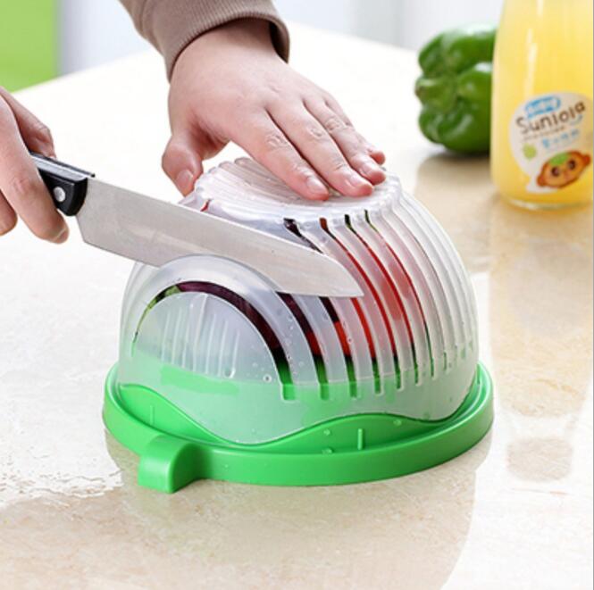 Elevate Your Culinary Creations with our Creative Salad Cutter Green