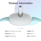 Interactive USB Rechargeable Laser Teasing Collar for Cats