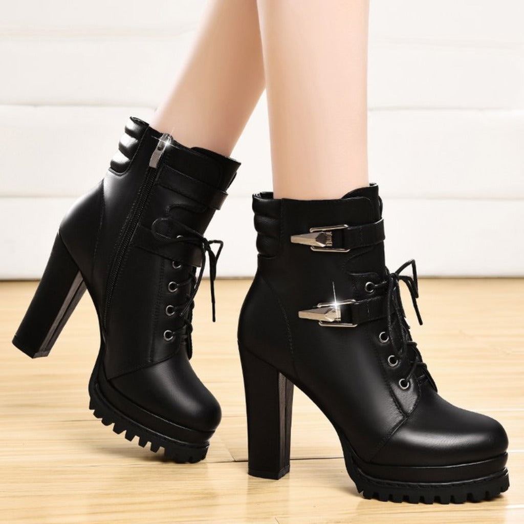 British Style High Heel Women Shoes