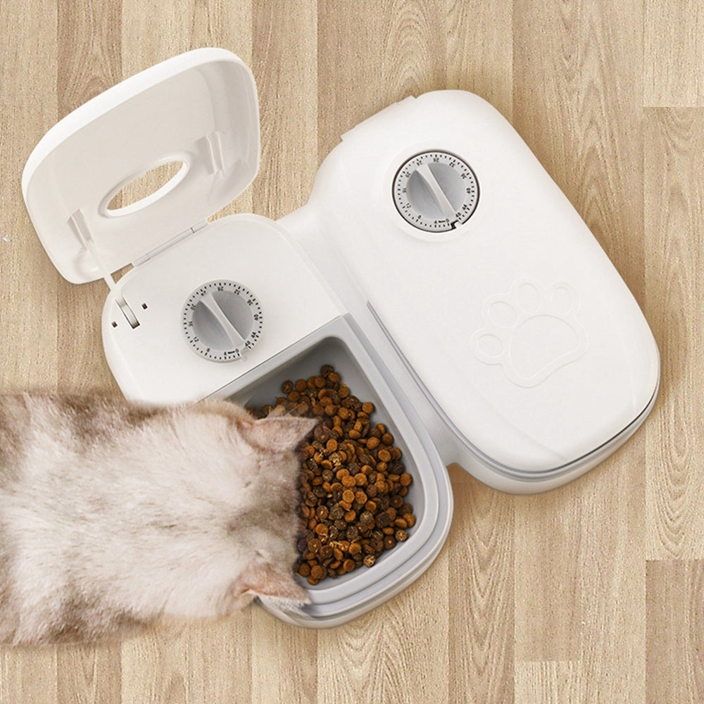 Smart Auto Pet Feeder with Timer & Steel Bowl