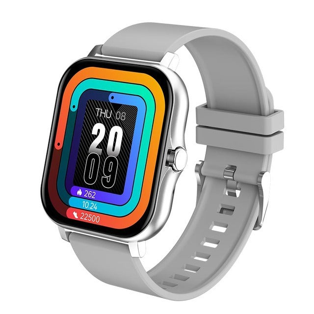 Y13 Smart Watch Pedometer Heart Rate Monitoring Bluetooth Call Silver Grey