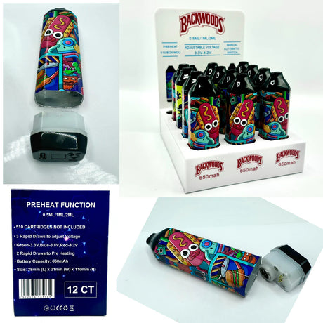 Backwoods 510 MOD battery
Adjustable voltage vape battery
Preheat vape battery
510 battery with preheat
Vape battery for 1ML cartridges
510 vape battery UK
Portable vape MOD battery
510 box battery adjustable
Dual mode vape battery
Manual and automatic switch battery
510 vape battery with voltage control
Backwoods vape battery
Compact MOD battery UK
Rechargeable vape MOD
Vape battery for on-the-go
