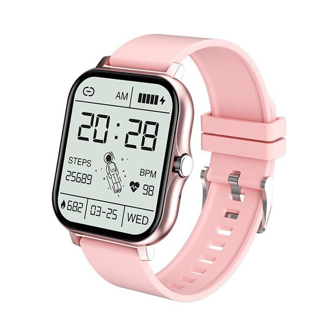 Y13 Smart Watch Pedometer Heart Rate Monitoring Bluetooth Call Pink