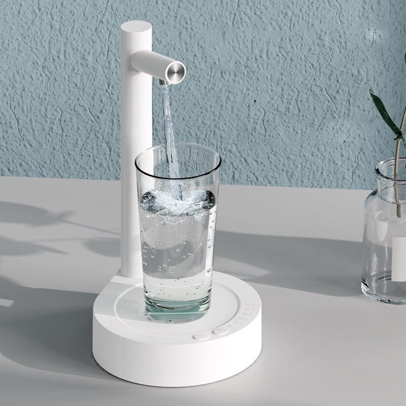 Convenient Desk Electric Water Dispenser: Rechargeable and Automatic White USB