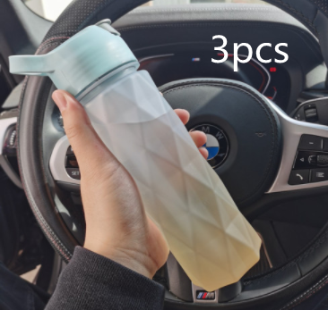 Spray Water Bottle for Girls Blueorange gradient3pcs