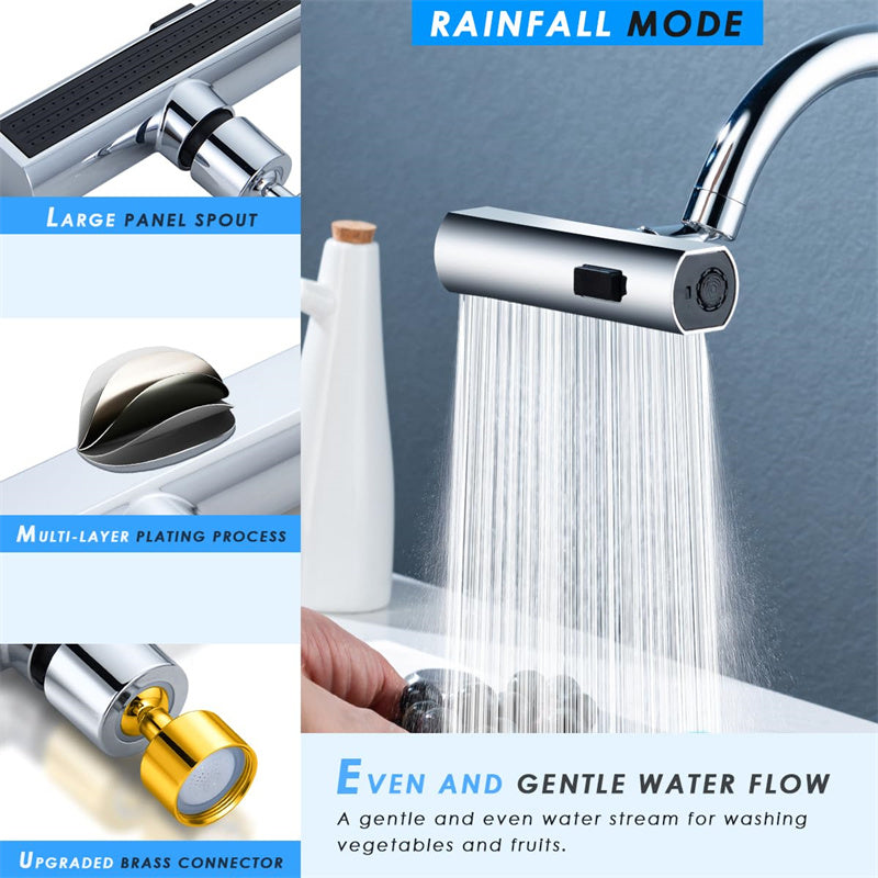 Kitchen faucet Waterfall faucet Kitchen upgrade Faucet bubbler