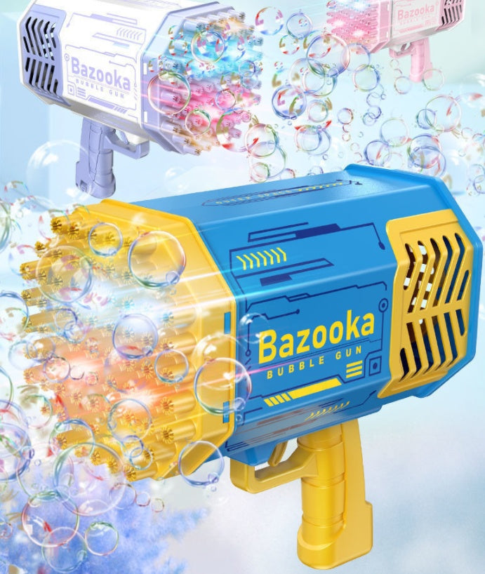 Bubble Gun Rocket 69 Automatic Soap Bubbles Machine Gun Toy