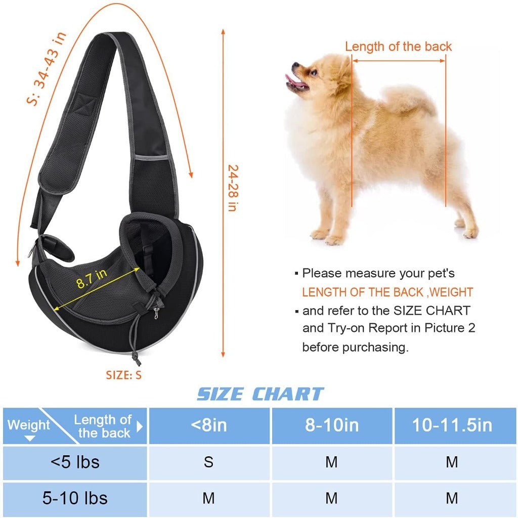 Portable Crossbody Bag for Dogs and Cats | Outdoor Pet Carrier for Women