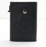Secure Your Essentials with AirTag Wallet: RFID Card Holder & Anti-Theft Solution PU black