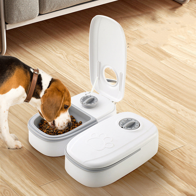 Smart Auto Pet Feeder with Timer & Steel Bowl