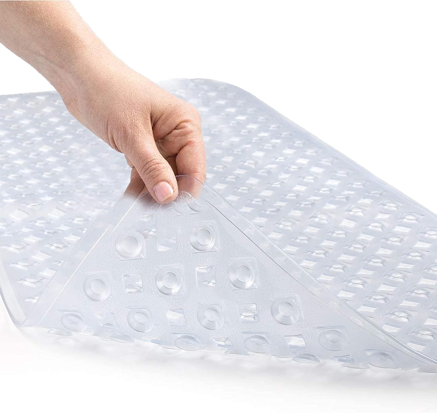 House Dock Non-Slip Bath Mat – Clear (100x40 cm)